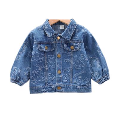 China Breathable Baby Boy Clothing Coat Kids Girls Denim Toddler Clothes Outfits for sale