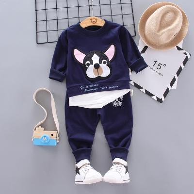 China Kids Boys Girls Breathable Cotton Clothing Clothes Sets Baby Boy Girl T-shirt + Pants Outfits Suits for sale