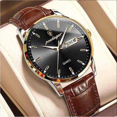 China Poedagar Calendar Business Quartz Watches Men Stainless Steel Luxury High Quality Full Wrist Calendar Watches Waterproof For M for sale