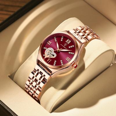 China Full Stainless Steel Luxury Quartz Women Watch Poedagar Calendar Luminous WatchesWaterproof Ladies Watch Date Watches Women Wrist for sale