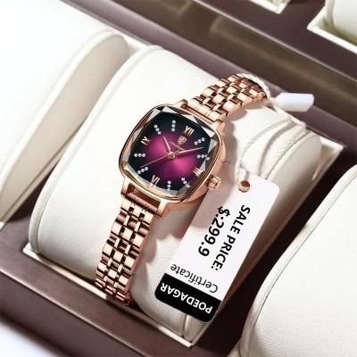 China Auto Date Poedagar Fashion Diamond Lady Watch Popular Stainless Luxury Steel Quartz Watches Top Brand Waterproof Watch Women for sale