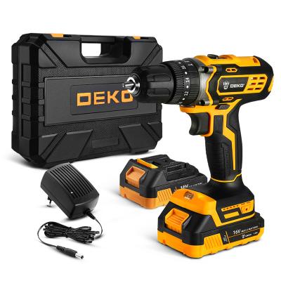 China DEKO DKCD16ID01-B5 Cordless Drill 0-1350rpm DKCD16ID01-B5 Battery Cordless Drill 16v Power Drill for sale