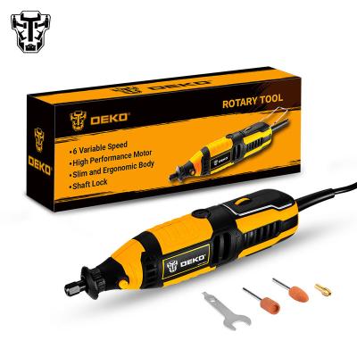 China DEKO DKRT170ST2 230V Attached 50Hz Mini Grinder Rotary Tool Electric Drill Cutting Sanding Wood Carving DKRT170ST2 for sale