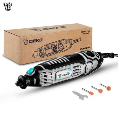 China DEKO DKRT Series 200J01 SET2 Electric Drill Mini Variable Speed ​​Rotary Grinder Tool Cutting/Engraving/Grinding/Sanding for sale