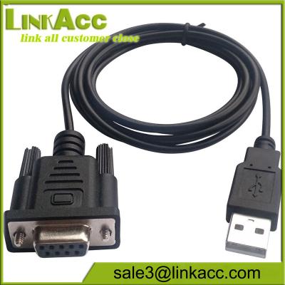 China Camera Th-Tmplt170213 USB to Serial RS232 DB9 9pin RS-232 Adapter Converter Female Cable for sale