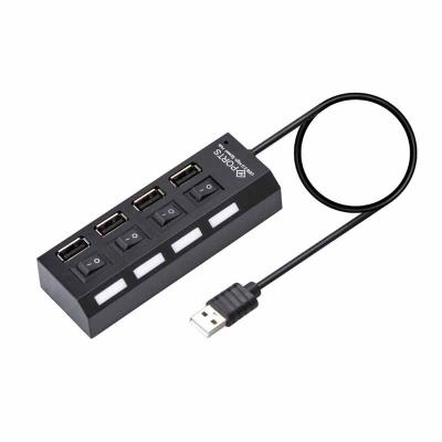 China High Speed ​​USB Hub 4-Port USB 2.0 Hub With Individual Power Switches And LEDs for sale