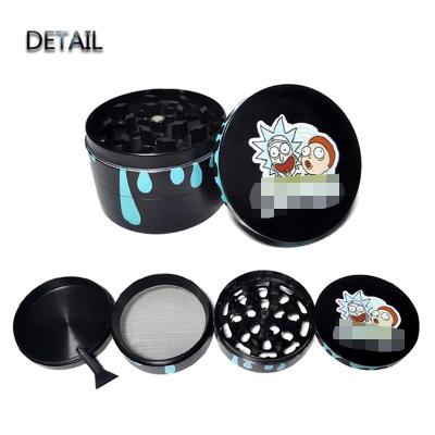 China Custom Morden OEM Accessories Metal Printing Logo Portable Herb Grinder Tobacco Smoking For Dry Herb Grinder for sale