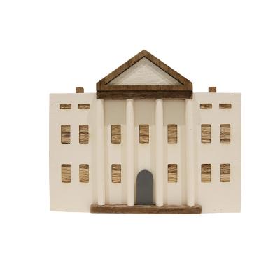 China Home Wooden Window Display Ornament Decoration Home Teaching Aid Toy Decoration YBOX Educational Buildings Learning Toys for sale