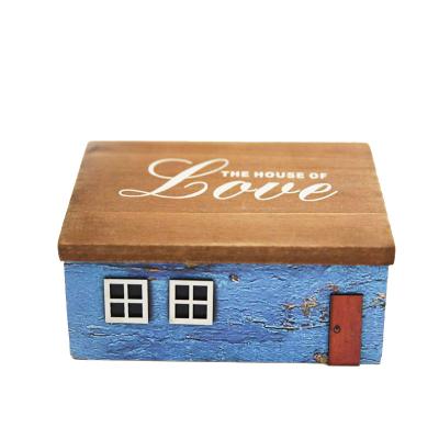 China American YBOX Storage Box Small Colorful Handmade Gift Box Wooden Case for sale