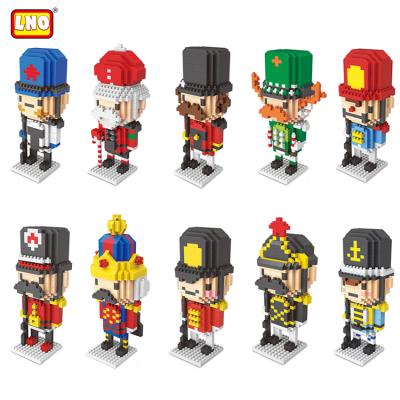 China New British Army Mini Intelligence Development Brick Building Block Figures Nano Soldiers Model Toys For Adult for sale