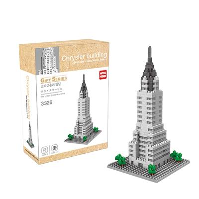 China Intelligence development world famous architecture building block diamond block toy 3d nano building model for sale