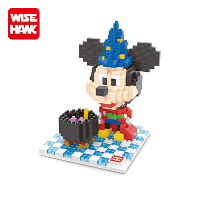 China Latest Eco - Friendly Material Mickey Action Number Building Brick Toy For Adult for sale