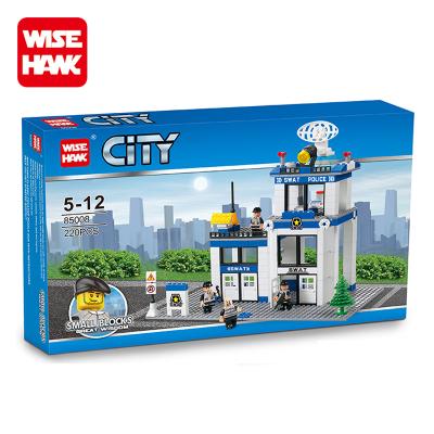 China Intelligence development WISEHAWK building block popular educational police toys diy set for sale