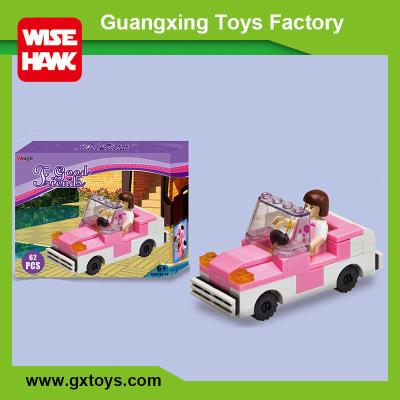 China Best Selling Mini Building Blocks Interlocking Medium Building Block Car Play Set Toys For Girls for sale