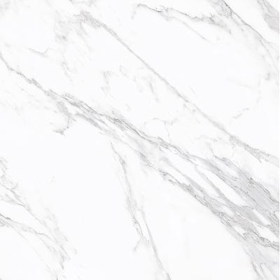 China Glazed Shatterproof Polished Carrara High Glossy White Polished Tile Metallic Tiles 900x1800mm Large Size for sale