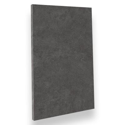 China Gray Cement Look Full Body Dark Modern Rustic Non Slip Industrial Kitchen Porcelain Tile for sale