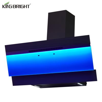 China Air Function 90cm Household Slant Distance Kitchen Chimney Hood Smoke Extractor Fresh Cooker Hood for sale