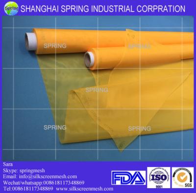 China Polyester silk screen printing mesh fabric 200 mesh count(80T)/Screen printing mesh for sale