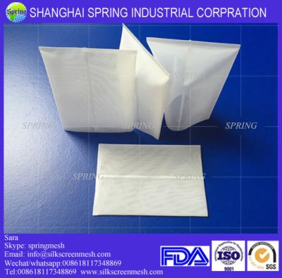 China fine 90 micron wholesale price food grade nylon rosin press filter bag/rosin bags/filter bags en venta