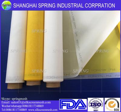 China 110 screen printing mesh from Shanghai China -- SPRING factory offer maximum width 146inch for sale