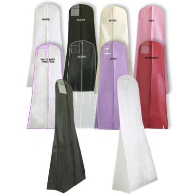 China Custom Bridal Clear Garment Bag Evening Dress Garment Bag Wedding Dress Garment Bag Storage Waist Long Long for sale