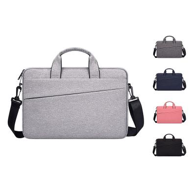 China Shockproof Ready To Ship 15.6 Inch Laptop Briefcase Bag Multifunctional Business Simple Shoulder HP Laptop Bag Fast Delivery Wholesale for sale