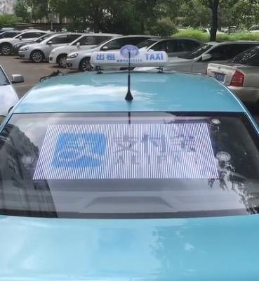 China Outdoor advertising hot sale led car taxi rear window advertising digital display message sign led signs for sale