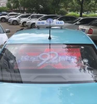 China P5.2-2.6 Outdoor Advertising Taxi Rear Window LED Display for sale