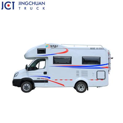 China Motorhome 5995*2180*3010mm Displacement Conveniently and Comfortable Travel Motorhome RV Truck Touring Camper For Sale for sale