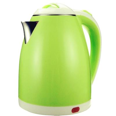 China 2022 New Cordless Plastic-coated Electric Kettle Insulated Double Wall Kettle for sale