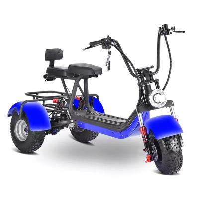 China Manufacture News Citycoco electric scooter tricycles fat tire tricycle unisex adult tricycle 3 wheels for sale