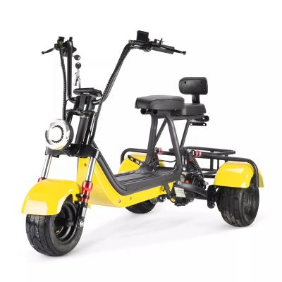 China New products unisex 800w electronic chargeable 6 inch electric tricycle scooter for adult motorcycle lithium battery e scooter bike for sale