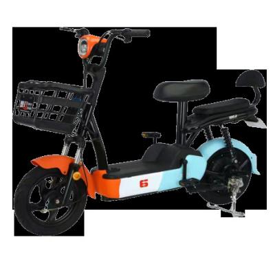 China Aluminum alloy electric bicycle (old) 48v 350W 14 inch electric bike city bike battery 2022 most popular 2 seat electric kit for sale