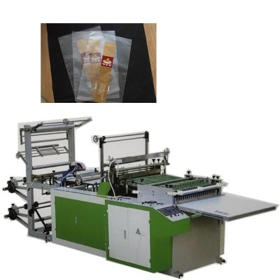 China Factory hot sale side sealing bopp computer control plastic heat cutting shopping bags making machines for food/gift/tea packaging bag for sale