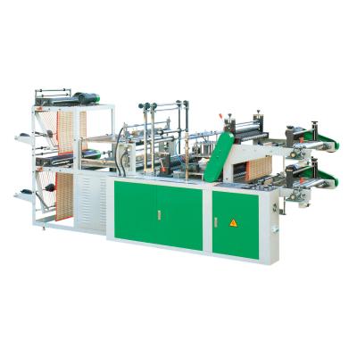 China Hotels Computer Control High Speed ​​Vest and Flat Rolling Bag-Making Machine Double Layer T-shirt Plastic Bag Making Machine for sale