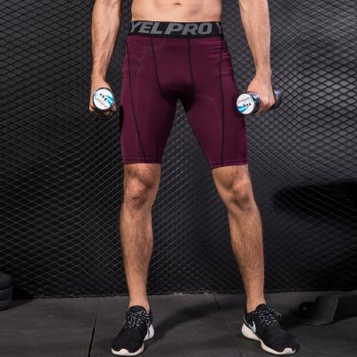 China Anti-wrinkle Mens Tight Fitness Running Training Shorts for sale