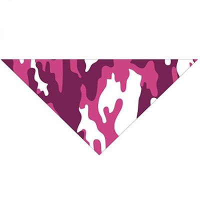 China Custom Multifunctional Pet Bandana Cotton Camouflage Scarf Triangle Dog Handkerchief Triangle Dog Scarf Bandana for sale