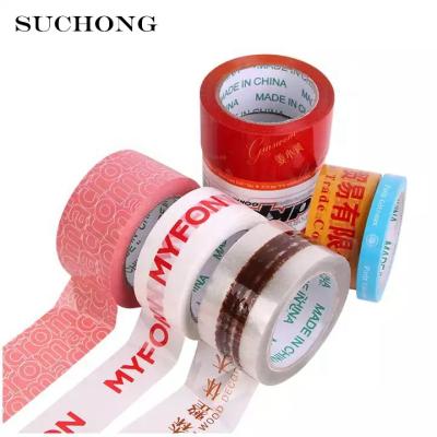 China Branded Suppliers Waterproof OPP Wrapping Cello Adhesive Elephant Roll Shipping Custom Logo Printed Clear Fragile Plastic Bopp Wrapping Tape for sale