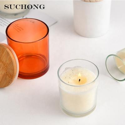 China High Quality Custom Cylindrical Smokeless Romantic Ins Aromatherapy Air Filter Candle DIY Flower Pillar Scented Candles for sale