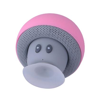 China EZCast Amazon 2022 Selling Mini Mushroom Wireless Portable Waterproof Cute Shower Tooth Blue Speaker For Mobile Phone for sale