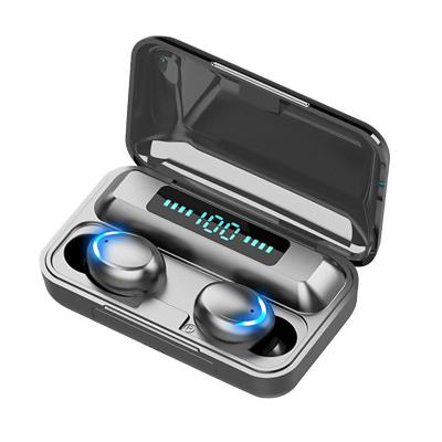 China TWS (True Wireless Stereo) F9-5C TWS 9D Earbuds Stereo Gaming Headset Sport Waterproof Earbuds Mini True Wireless BT Earbuds TWS f9 for sale