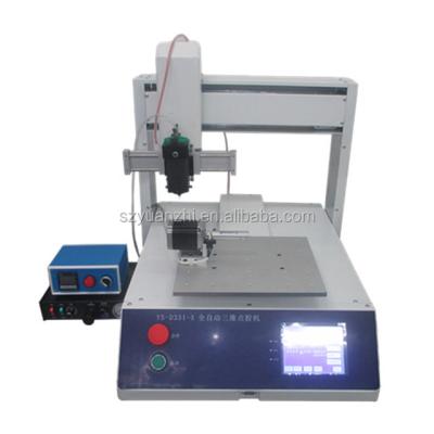 China Hot Melt Glue Machine Tabletop Robot L671*W551*H612mm for sale