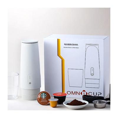 China Mordern latest small household electric portable coffee machine with multifunctional brewing coffee capsules for sale