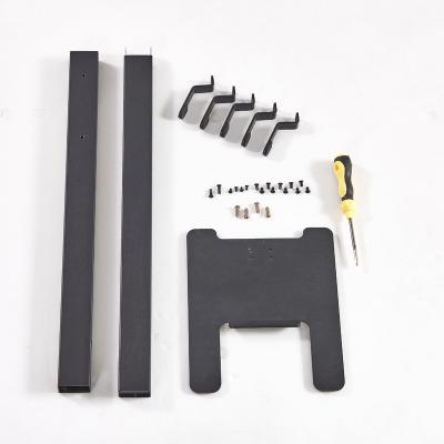 China Sustainable High Quality Cylindrical Material Steel Pipe Vacuum Cleaner Bracket Straight Rack for sale