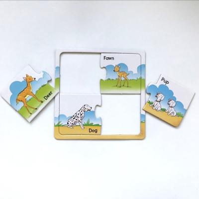 China Eco - Friendly Puzzle / Picture Printing Jigsaw Puzzle 1000 Piece Cartoon Framed Jigsaw Puzzle for sale