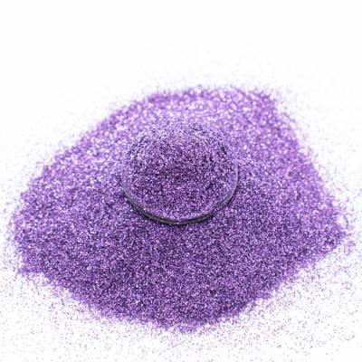 China Factory Made Bling Polyester Hot-selling Purple Violet Lavender Glitter For DIY Wallpaper Decoration for sale