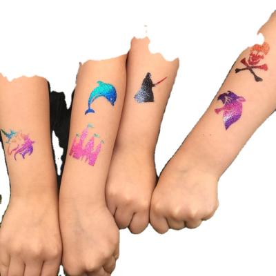 China Best Price Extra Fine Temporary Tattoo Pastel High Quality Polyester Flash Craft Flash Tattoo Sticker for sale