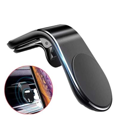 China Car Air Vent Magnetic Metal Magnetic For Phone Mobile Support Holder Mount Magnetic Holder For Tablets Smartphones Telefone Holder for sale