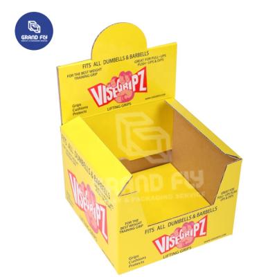 China Recycled Materials 2021 Hot Sale POS Merchandise Display Cardboard Corrugated Tear Off Display Box for sale