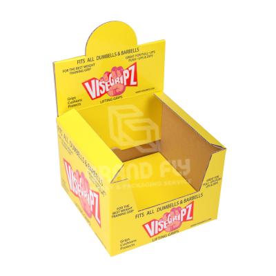 China Recycled Materials POS Custom Cardboard Corrugated Tear Off Display Box For Candy for sale